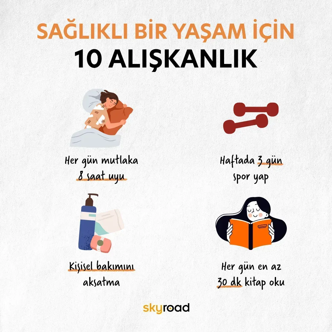 Günlük En İyi 10 Alışkanlık Sağlıklı Cilt ve Vücut İçin